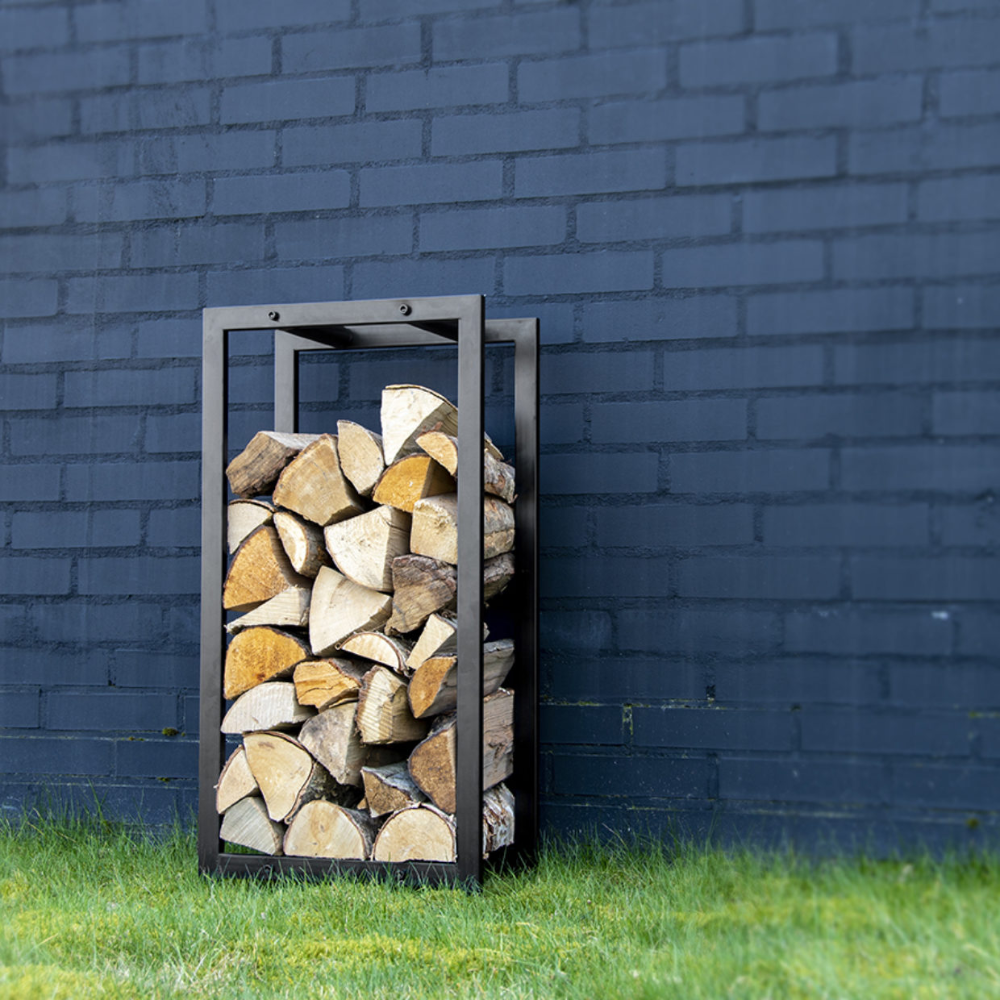 Medium Black Log Rack